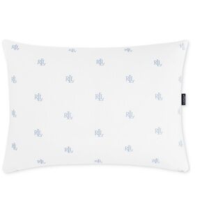Lauren Ralph Lauren Logo Extra Firm Density Down Alternative Pillow, Standard